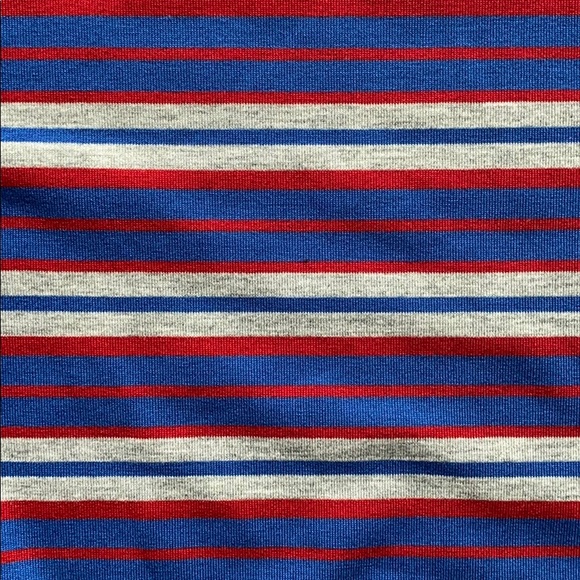 NWT LuLaRoe Red, White & Blue Striped Debbie Dress - Picture 3 of 8
